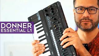 Video thumbnail for Donner Essential L1 Synthesizer (multitracked sound examples) by Floyd Steinberg