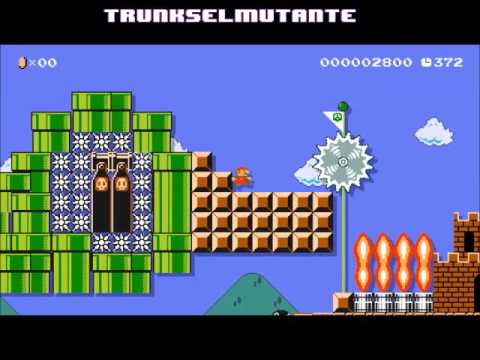 Mario Maker Duck Hunt level