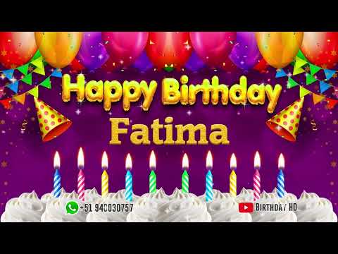 Fatima Happy birthday To You - Happy Birthday song name Fatima 🎁