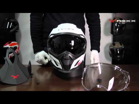 NEXX Helmets X.D1 - Video Tutorial - How To Remove & Place the Visor