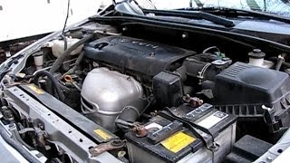 How to change the air filter,oil,oil filter and spark plugs on a 2005 Scion tc
