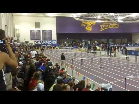Men's 60m Hurdle Final - DII National Championships 2012