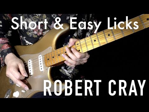 Blues Guitar Lesson: "Robert Cray" Blues Licks in Dm | #164