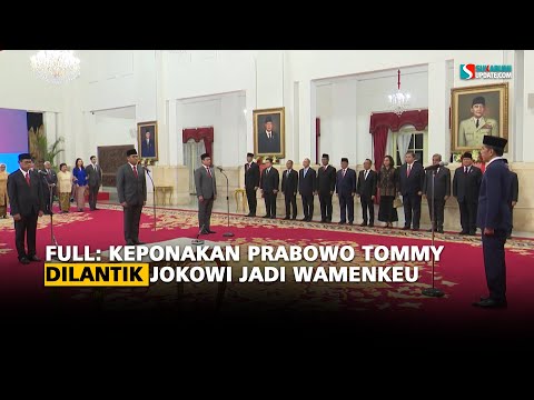 Keponakan Prabowo Tommy Dilantik Jokowi Jadi Wamenkeu