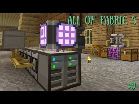 All of Fabric 5 - AE2 Storage! | Dragon Tragedy - Ep 9