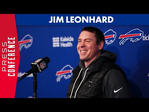 Jim Leonhard Introductory Press Conference | Buffalo Bills
