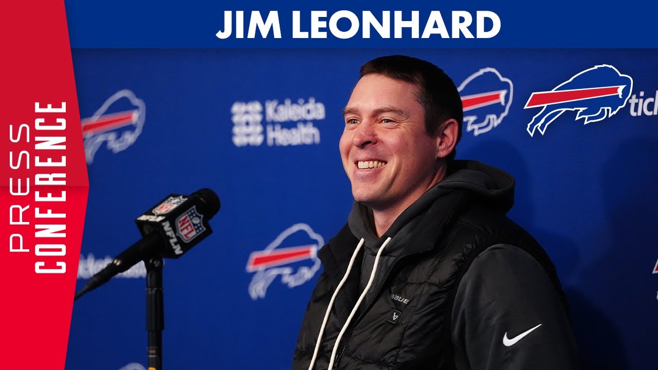 Jim Leonhard Introductory Press Conference | Buffalo Bills