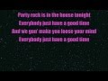LMFAO Party Rock Anthem Karaoke 