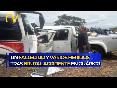 Reporte Vial: Un fallecido en accidente de tránsito en el estado Guárico