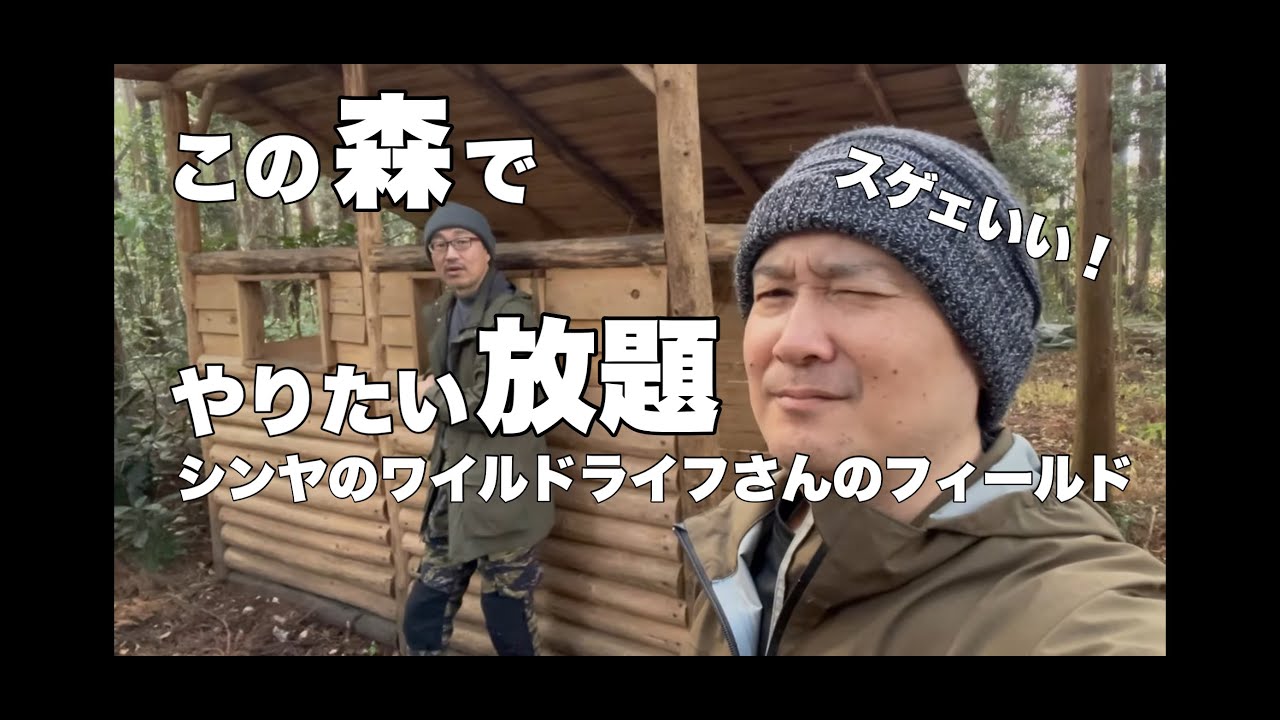 許された森の中でやりたい放題しているおじさんのフィールドで遊んだ件。