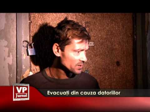 Evacuați din cauza datoriilor