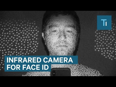 Using An Infrared Camera To Show How Face ID Works Video