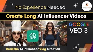 How to Create Long AI Influencer Videos ( Step by Step Tutorial )| Nano Banana, ChatGPT, Google Flow