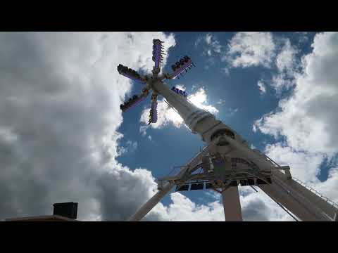 Abie Danters Air Offride At The Hoppings Newcastle 2022