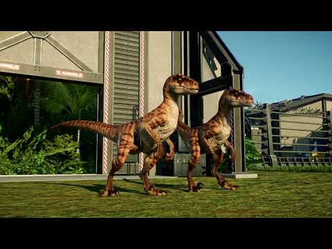 Tiger Striped Raptor Release - Jurassic World Evolution 2