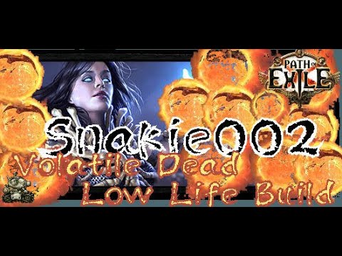 [POE] - 3.10 Necromancer Low Life Volatile Dead Spellslinger Explanation Build Guide(All Content)