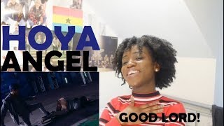 HOYA (호야) - ANGEL MV REACTION [HE LOOKED BACK AT IT!!!]