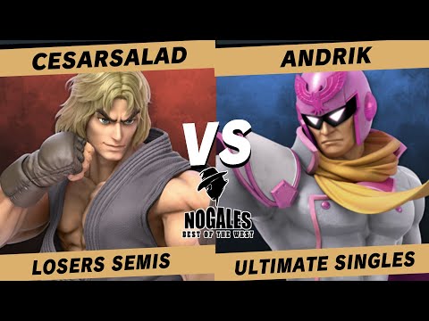 Best Of The West Losers Semis - CesarSalad (Ken) Vs. Andrik (Captain Falcon) Smash Ultimate