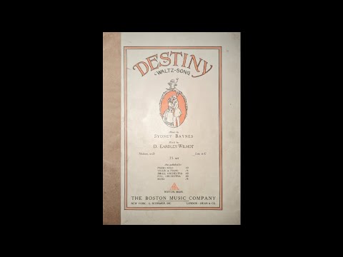 Destiny: Waltz-Song (What Do We Know Of The Morrow?) | Vocal (1914)