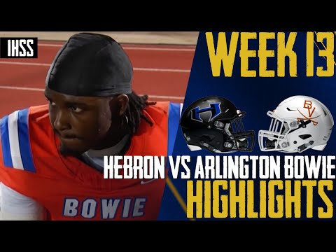 Hebron Defeats Bowie: Patrick Crayton Jr. Shines | High School Football Highlights