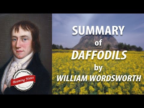 Line by Line Summary of Daffodils by William Wordsworth