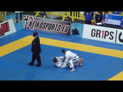 Sean Coates vs Nathan Ford - IBJJF European Open 2016 - Purple Adult - Middle