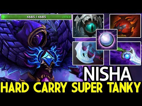 Nisha [Spectre] Hard Carry Super Tanky 24 Kills Insane Plays 7.21 Dota 2