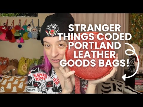 my Portland Leather Goods bags inspired by Stranger Things! NEW SERIES! ep 1