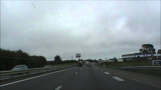 preview picture of video 'Driving On The N12 Between Saint-Brieuc Armor Airport & Plérin, Brittany 22nd August 2011'