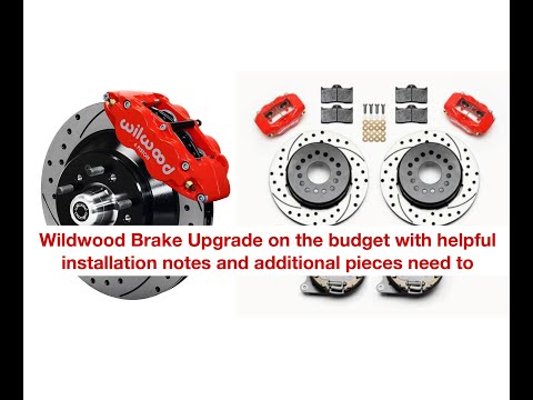 1968 1969 Camaro Wilwood Superlite 6R & Dynalite Pro Install Tips P/N's make installation easy!