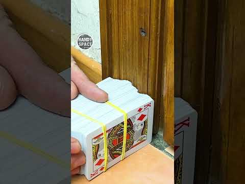 Wow! Trick from Experienced Craftsmen with Playing Cards