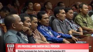 [ video ] KPU dan Pemenang Pemilukada Kabupaten Kerinci Bantah Tuduhan Pemohon