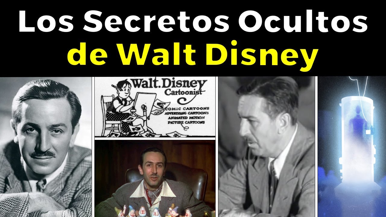 Así fue la MUY EXTRAÑA VIDA de Walt Disney