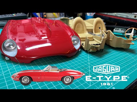 Agora Models Build the 1961 E-Type Jaguar 1:8 Scale - Pack 9 - Stages 65-73