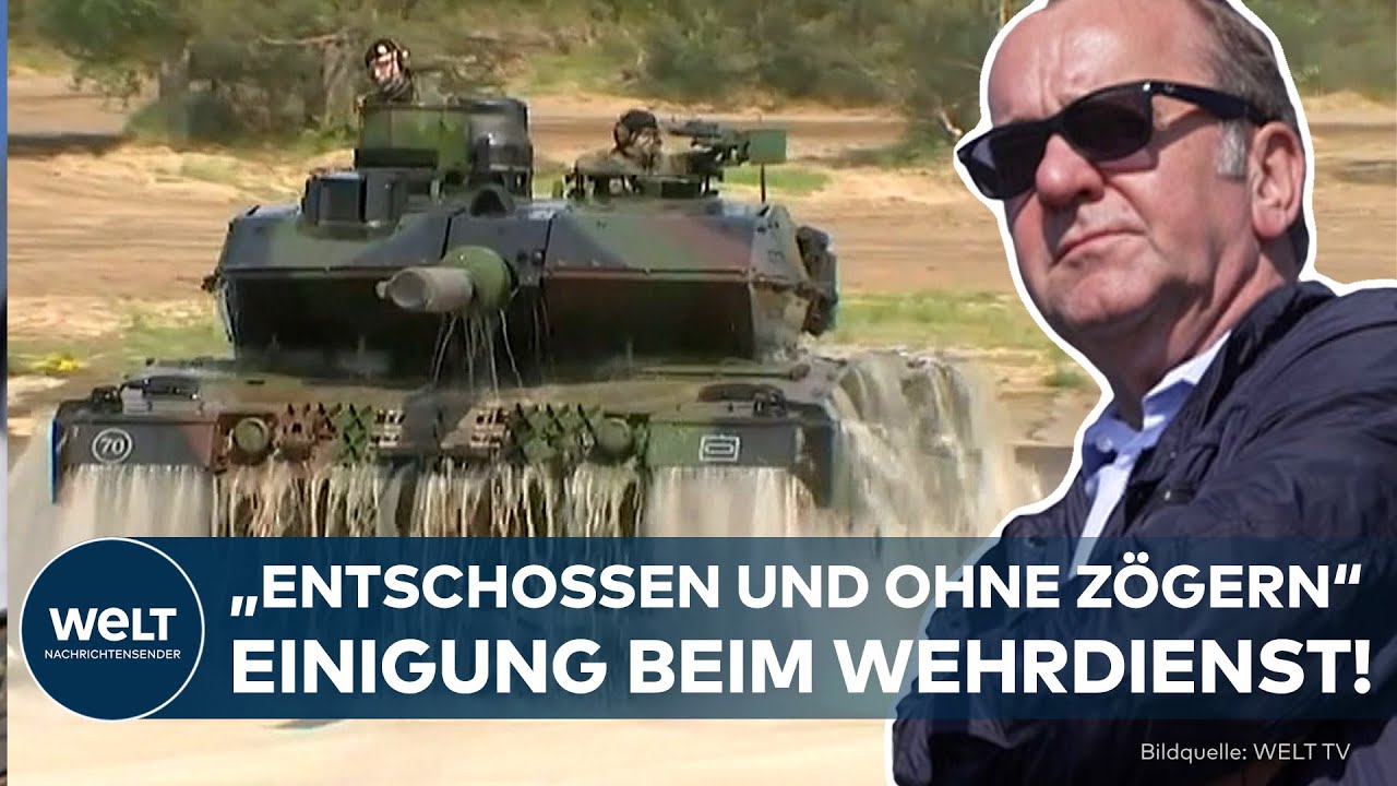 DEUTSCHLAND: Einigung beim Wehrdienst – Wehrpflicht könnte bald zurückkommen!