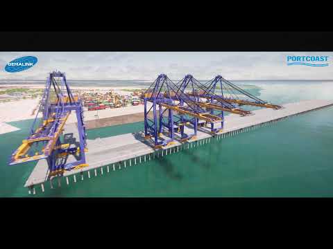 GEMALINK INTERNATIONAL PORT | 3D LASER SCANNING | 3D MODEL & ANIMATION