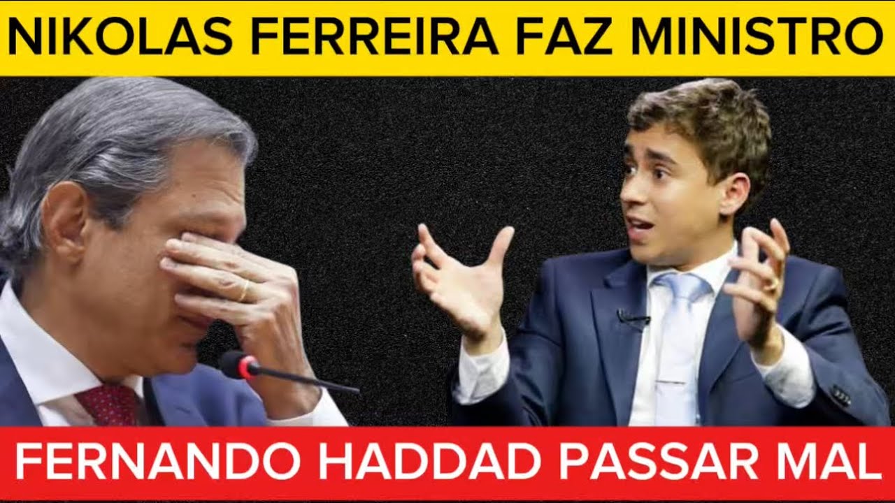 ARRASADOR: NIKOLAS passou por cima de FERNANDO HADDAD