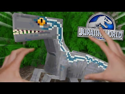 RELEASING BLUE INTO THE WILD!!! - Jurassic World Minecraft DLC | Ep4