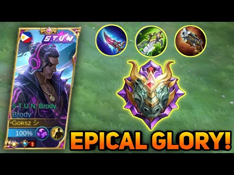 BACK TO EPICAL GLORY | BRODY BEST BUILD 2023 | MLBB