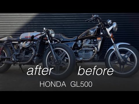 HONDA GL500  original   and  custom