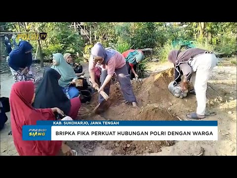 POLWAN BHABINKAMTIBMAS POLRES SUKOHARJO TERLIBAT KETAHANAN PANGAN