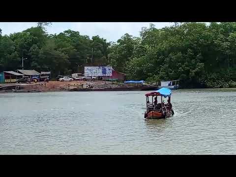 Maré enchendo no Porto do rau cidade de cândido Mendes Maranhão 