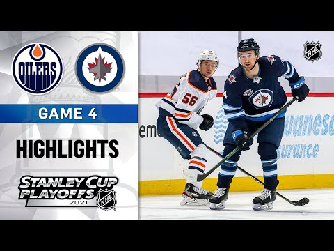First Round, Gm 4: Oilers @ Jets 5/24/21 | NHL Highlights