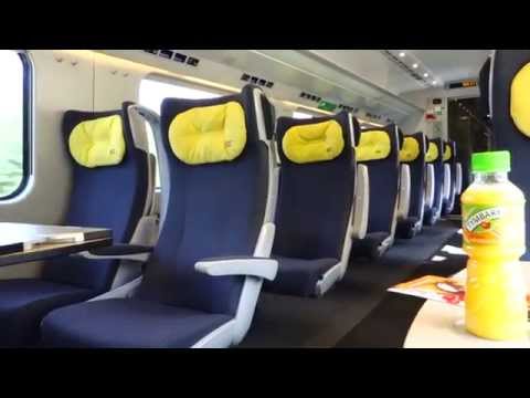 Wnętrze Pendolino w 1 klasie (prezentacja)
