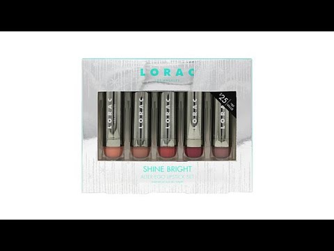 LORAC Shine Bright Alter Ego Satin Lipstick Set