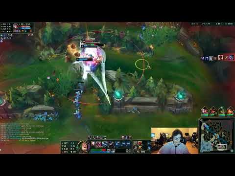 Equipe inteira tentando matar uma Irelia 1X5