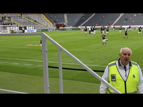 AIK - Elfsborg | Love och Musaa värmer upp med A-laget.