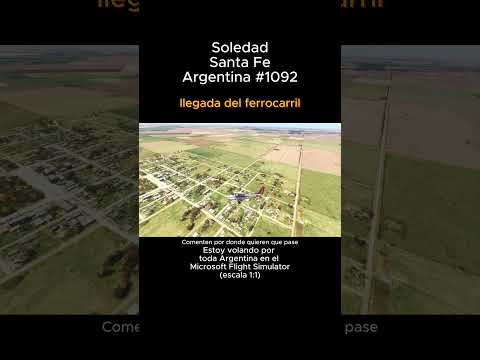 Soledad, Santa Fe desde el Microsoft Flight Simulator #soledad #santafe #msfs #argentina