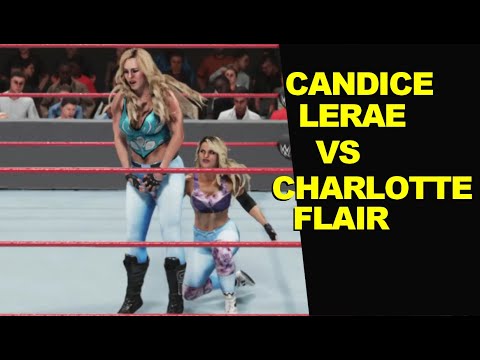 WWE 2K19 Candice LeRae vs Charlotte Flair - Blue Jeans