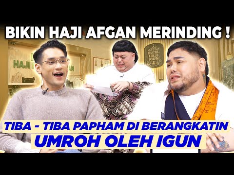AFGAN MELEPAS SEMUA ATRIBUT KEARTISAN SAAT NAIK HAJI  SENDIRIAN I BUTIK HAJI IGUN